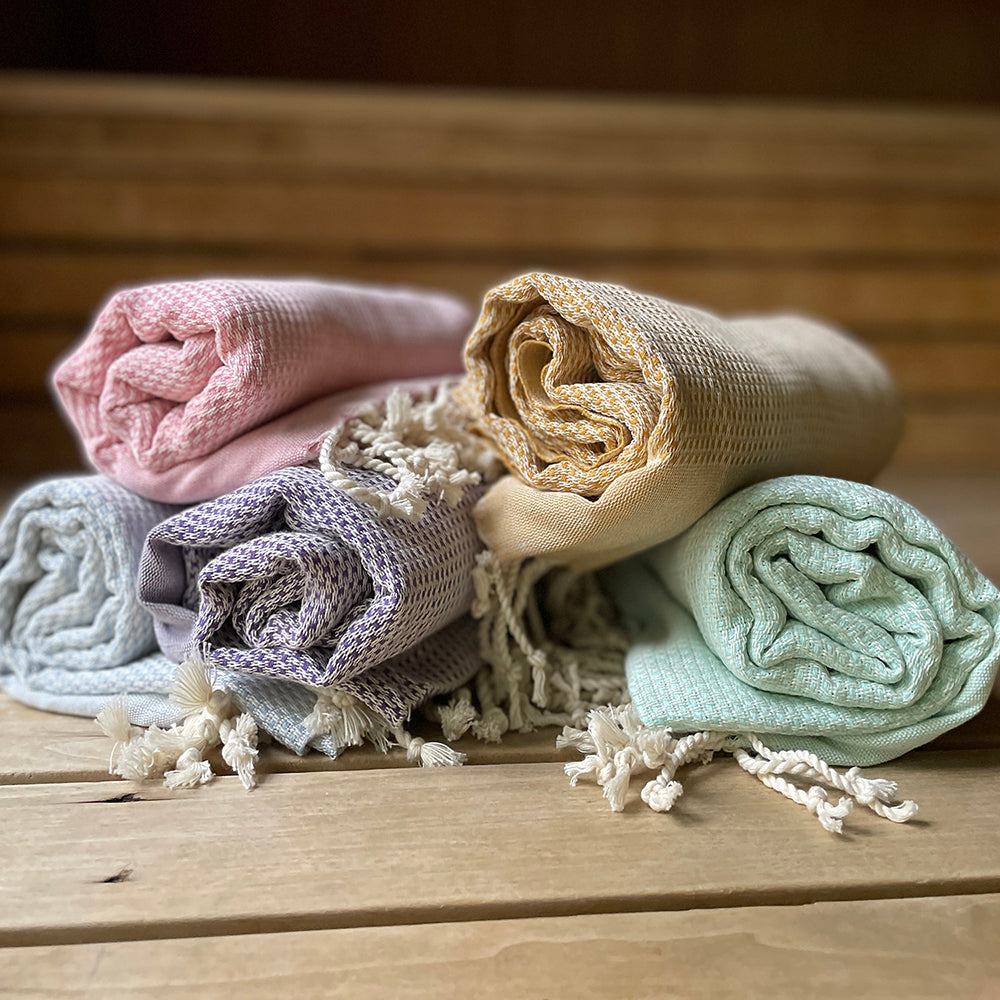 Duru Turkish Towel | Handvävd Hamamhandduk i 100 % Bomull