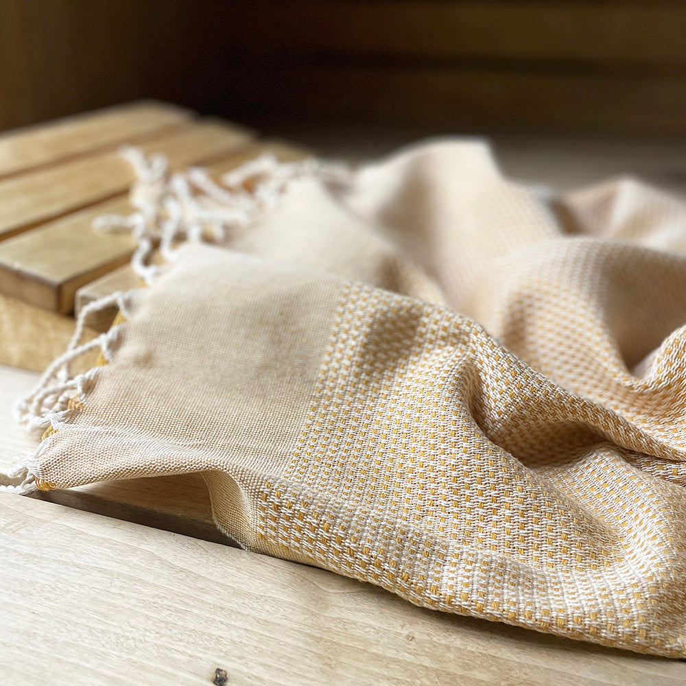 Duru Turkish Towel | Handvävd Hamamhandduk i 100 % Bomull