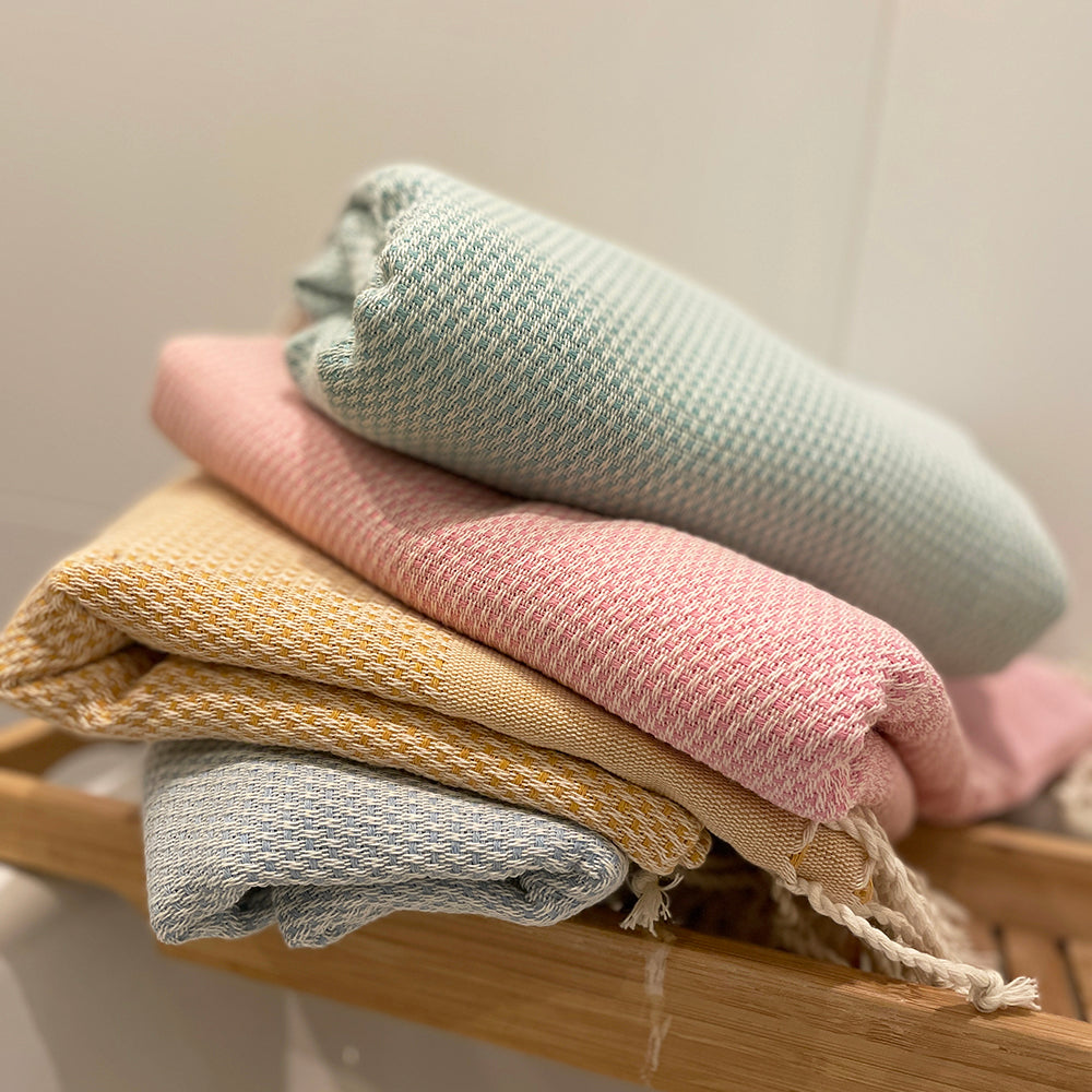Duru Turkish Towel | Handvävd Hamamhandduk i 100 % Bomull