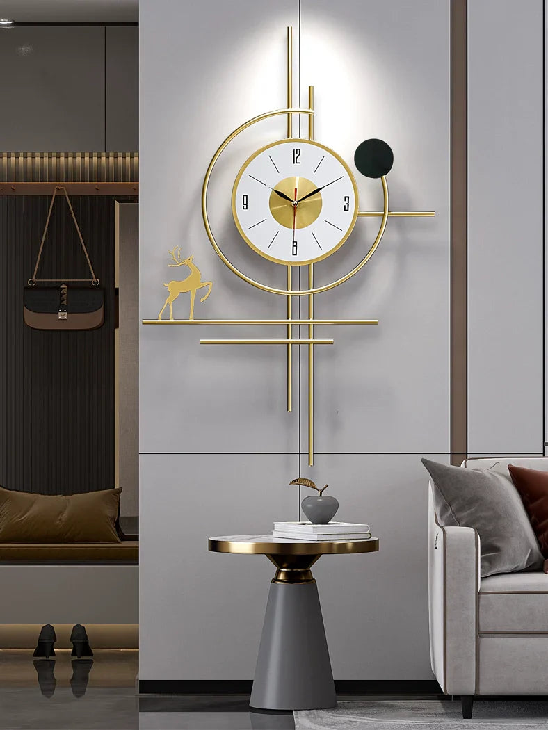 Luxury Fashion Wall Art Clock | Väggklocka i Modern & Lyxig Design 42×66 cm
