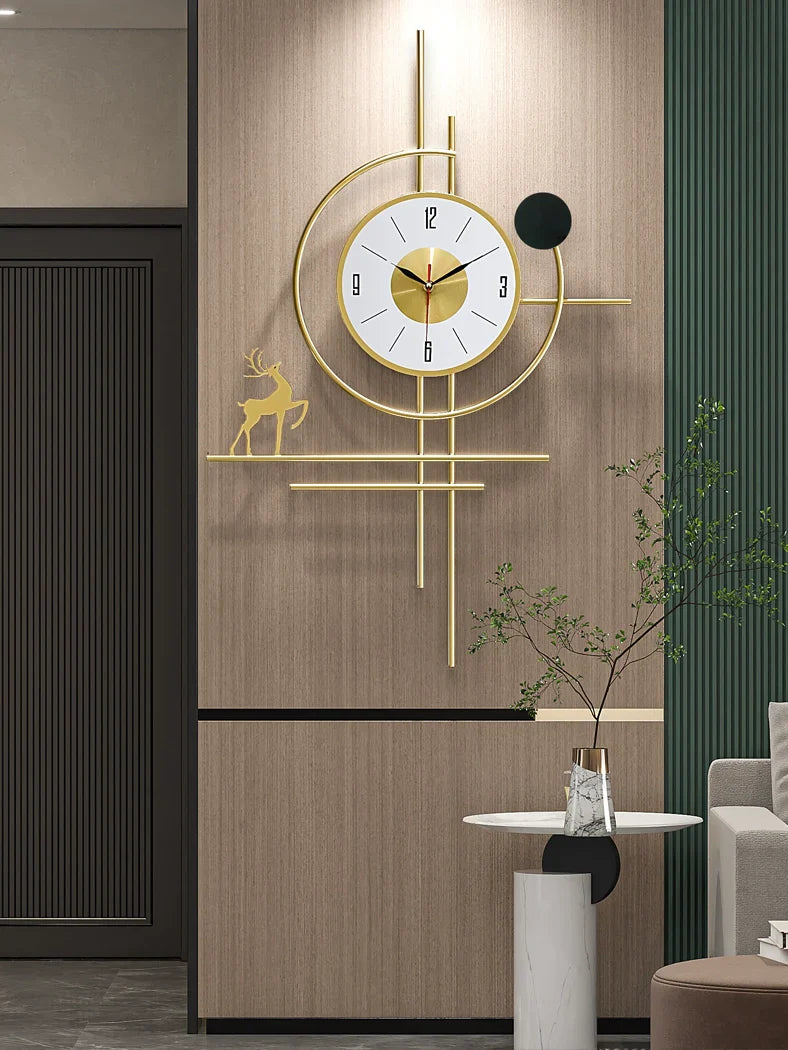 Luxury Fashion Wall Art Clock | Väggklocka i Modern & Lyxig Design 42×66 cm
