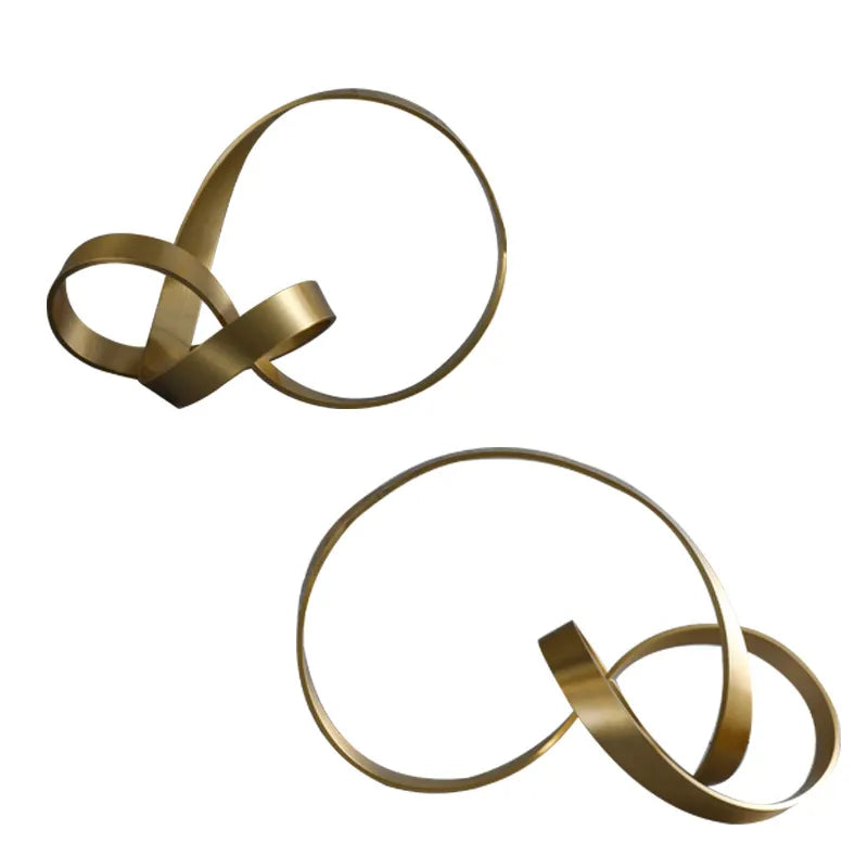 Chic Metal Art Ornament for Stylish Nordic Home Decor-0