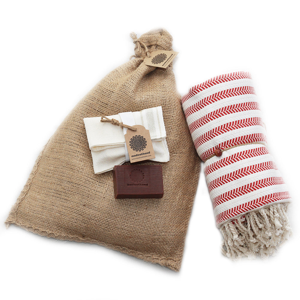 Bath & Body – Duocolor Red | Naturligt Handgjort Gåvoset