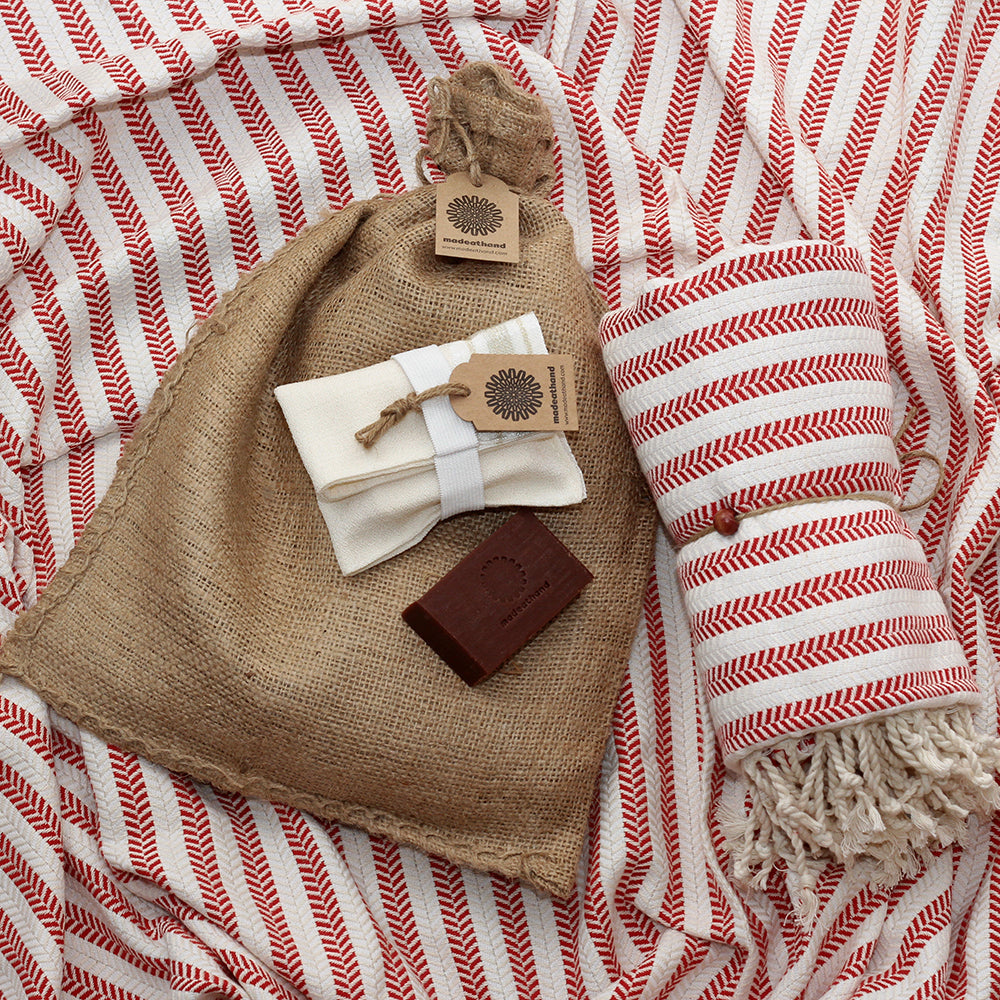 Bath & Body – Duocolor Red | Naturligt Handgjort Gåvoset