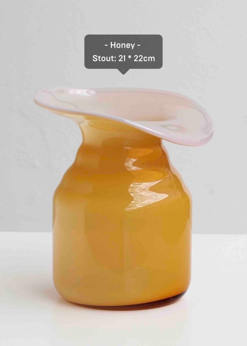 Modern Dekorativ “Blooming” Glasvas – Dopamine Design | Bröllop, Middagar & Inredning