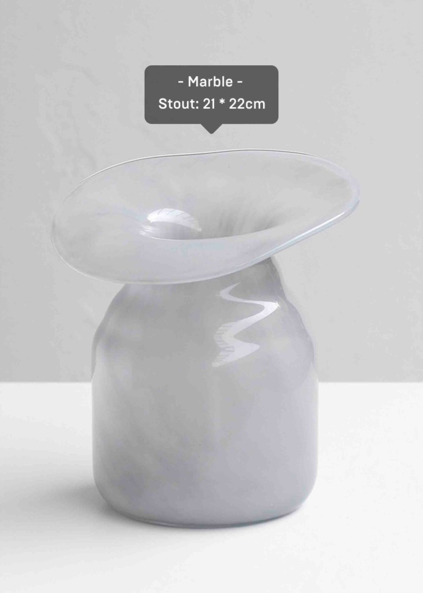 Modern Dekorativ “Blooming” Glasvas – Dopamine Design | Bröllop, Middagar & Inredning