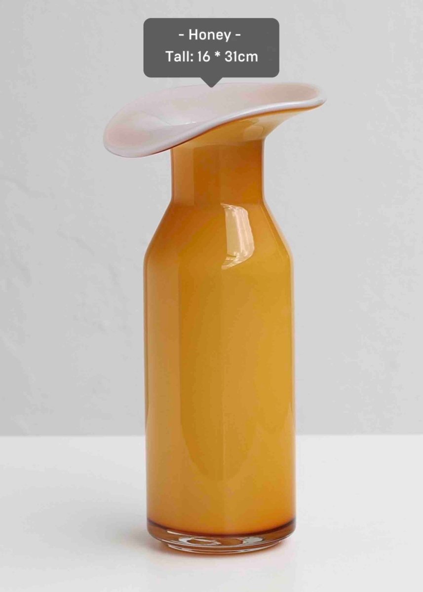 Modern Dekorativ “Blooming” Glasvas – Dopamine Design | Bröllop, Middagar & Inredning