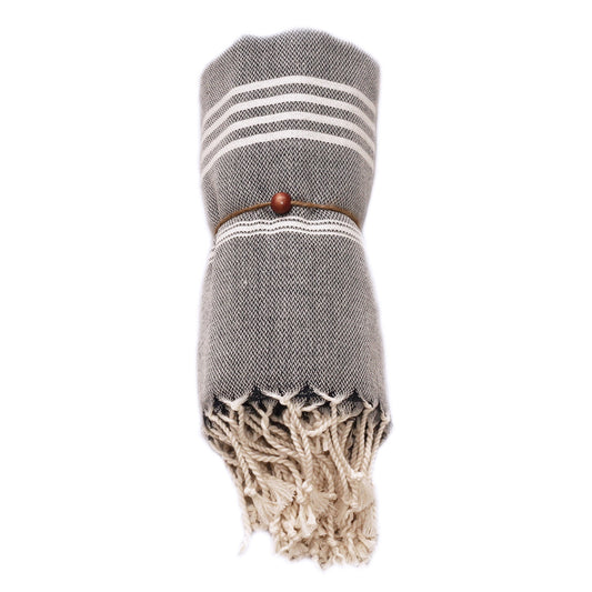 Sultan – Turkisk Hamamhandduk 100 × 180 cm | Handvävd med Rotfärg