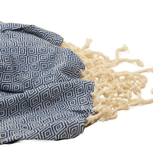 Rund Hamamhandduk – 160 cm | Turkisk Pestemal i 100 % Bomull