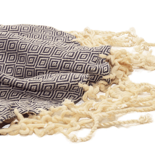 Rund Hamamhandduk – 160 cm | Turkisk Pestemal i 100 % Bomull