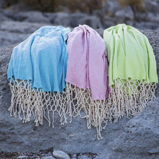 Rund Hamamhandduk – 160 cm | Turkisk Pestemal i 100 % Bomull