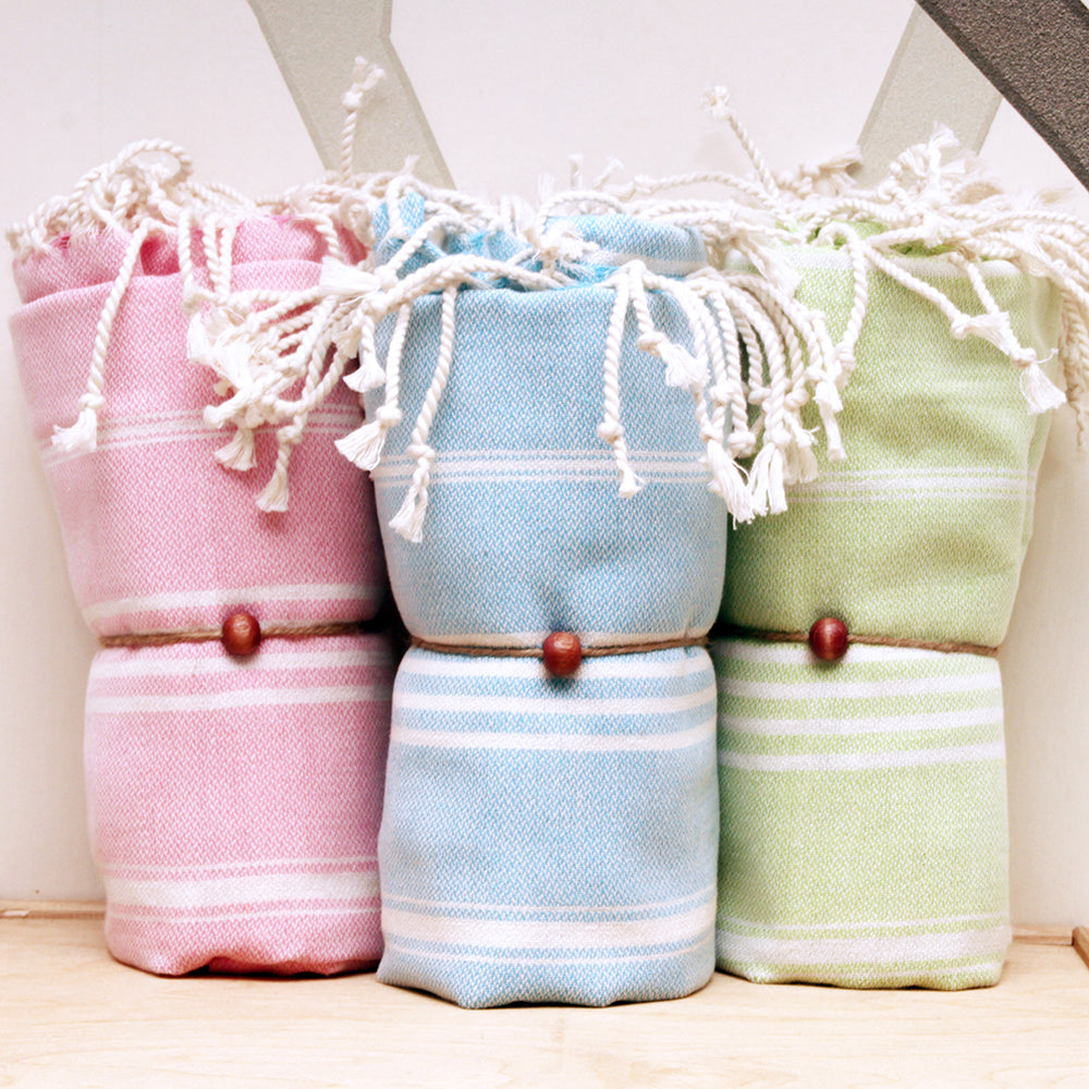 Sultan – Turkisk Hamamhandduk 100 × 180 cm | Handvävd med Rotfärg